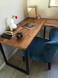 Reclaimed is located in crystal lake, il. L Shaped Desk Reclaimed Wood With Metal Base Farmhouse Goals