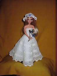 Vestito da sposa uncinetto uncinetto ideas un effetto originale e per nulla antico. Barbie Abito Da Sposa Uncinetto Per La Casa E Per Te Bambole E Su Misshobby