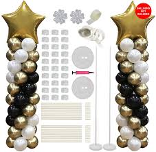 Mainly used as centerpiece for tables, the balloon bouquet really is the heart of a balloon display. Amazon Com Purtoca Complete Balloon Column Kit 2 Piece Balloon Stand Pole And Base Set Easy Setup Long Lasting Balloon Tower Kit Diy Balloon Columns For Birthday Graduation Wedding Christmas