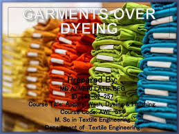 Over Dyeing On Apparel