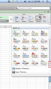 Applying Themes In Word Excel And Powerpoint 2011 For Mac