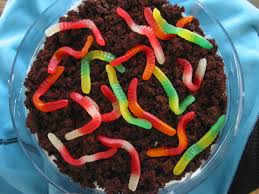 dirt t with gummy worms recipe