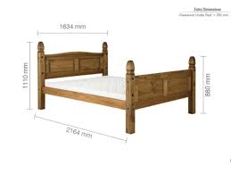 birlea corona 5ft king size pine bed