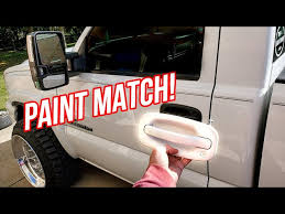 How To Color Match Your Own Truck Parts