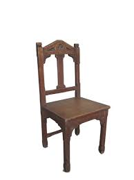 A perfect partnership with dark oak. Worcester Cathedral Antique Gothic Dark Oak Chairs