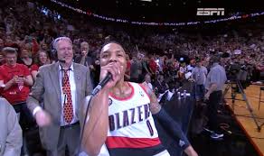 Portland turned to lillard when they needed a bucket at the end of overtime. Damian Lillard Hits Game Winner Over Rockets Video Jocks And Stiletto Jill
