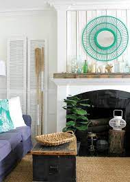 Coastal Fireplace Mantel Decor Ideas