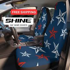 American Flag Car Seat Covers Red White