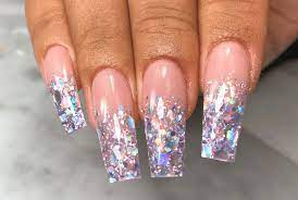 glitter ombre nails inspiration and