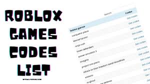 You enter the game as a rookie. Roblox Games Codes List Easy To Search Mydailyspins Com