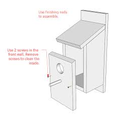 simple bird house plans free pdf