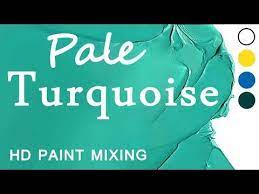 Hd Paint Mixing Turquoise Colour