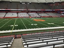 Carrier Dome Section 117 Syracuse Football Rateyourseats Com