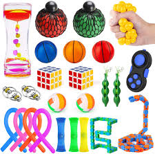 Two and a half decades ago, these toys were unknown to many people. Amazon Com Fidget Toys Set Mibote Sensory Toys Bundle For Kids Adults Stress Relief And Anti Anxiety Hand Toys Liquid Motion Timer Fidget Pad Snake Cube Puzzle Balls Cube Toys Games