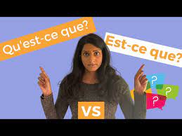 asking questions in french est ce que