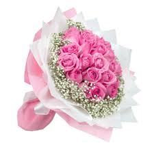 the perfect pink roses bouquet