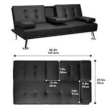 ova futon sofa bed modern faux