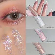 diamond glitter eyeshadow lip eyeliner