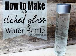 Water Bottle Crafts Diy Glass