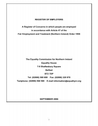 equality commission northern ireland