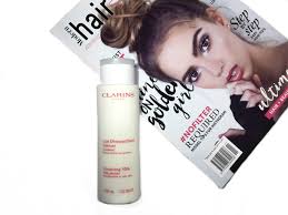 review clarins cleansing milk with
