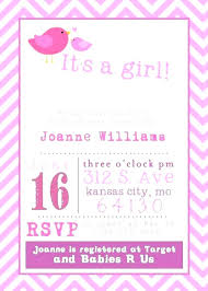 Baby Shower Elephant Invites Pink Invitations Free Online Templates
