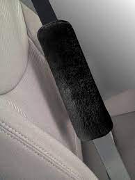 Faux Sheepskin Seat Belt Shoulder Pad