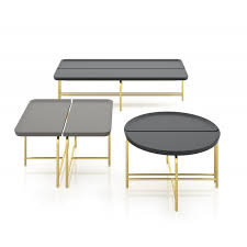 Alex italian high gloss grey coffee table modern design. Coffee Table Pianca 1 1 Round Coffee Table On Sale Bartolomeo Italian Design