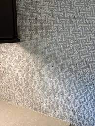 wallpaper seams visible after installation