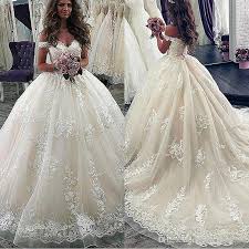Sweetheart ball gowns for charming bride. 2020 Lace Applique Ball Gown Wedding Dresses Off The Shoulder Ivory Princess Wedding Bridal Gowns Custom Bride Dresses Vestido De Noiva Sale Wedding Dresses Vintage Style Wedding Dress From Dream Girl2017 136 77 Dhgate Com