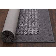 faux sisal gray indoor area rug set