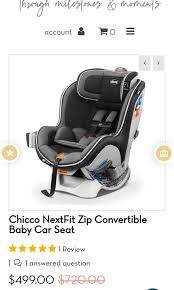 Chicco Nextfit Zip Car Seat Babies