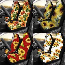 Sun Flower Printed Car Seat Covers