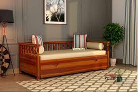 teak wood modern wooden diwan sofa