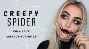 creepy spider makeup tutorial