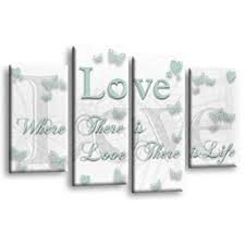 love quote wall art picture white