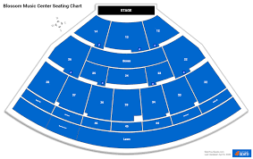 blossom center seating chart