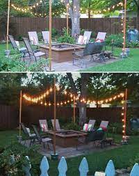 15 Diy Backyard And Patio Lighting