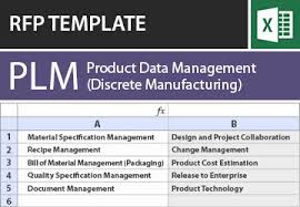 Core Plm For Discrete Industries Rfp Template