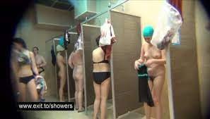 many amateurs in a public shower caught on spy camera TNAFlix Porn Videos