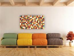 Modern Wood Wall Art Handmade
