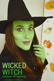 wicked witch costume makeup o