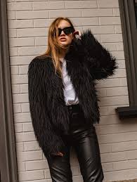 Faux Fur Coats Outfit Faux Fur Coat