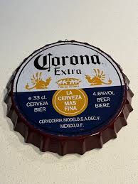 Corona Bottle Cap Wall Art Bidbud