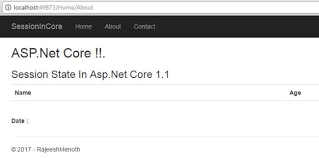 session state in asp net core and mvc core