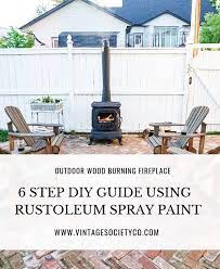 Outdoor Wood Burning Fireplace 6 Step