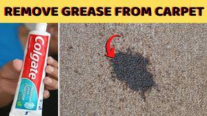 black grease stains from carpet
