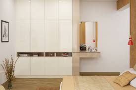 wardrobe design with dressing table and