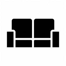 Double Furniture Sofa Icon