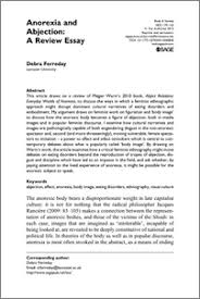 Eating disorders and media influence essays Reliability and Validity    